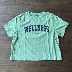 Sporty & Rich Cropped Wellness T-shirt Tee